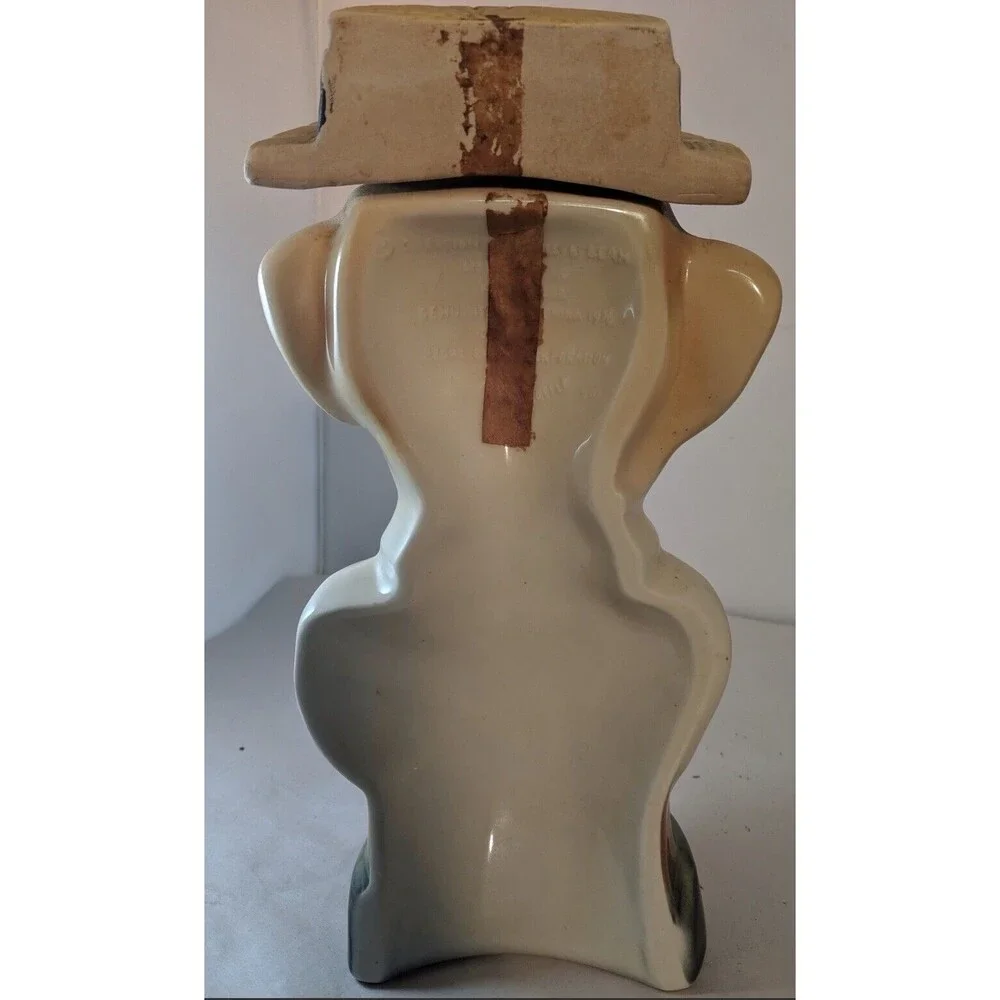 Goofy Face Of Mortimer Snerd Collectible Kentucky Whiskey Porcelain Decanter